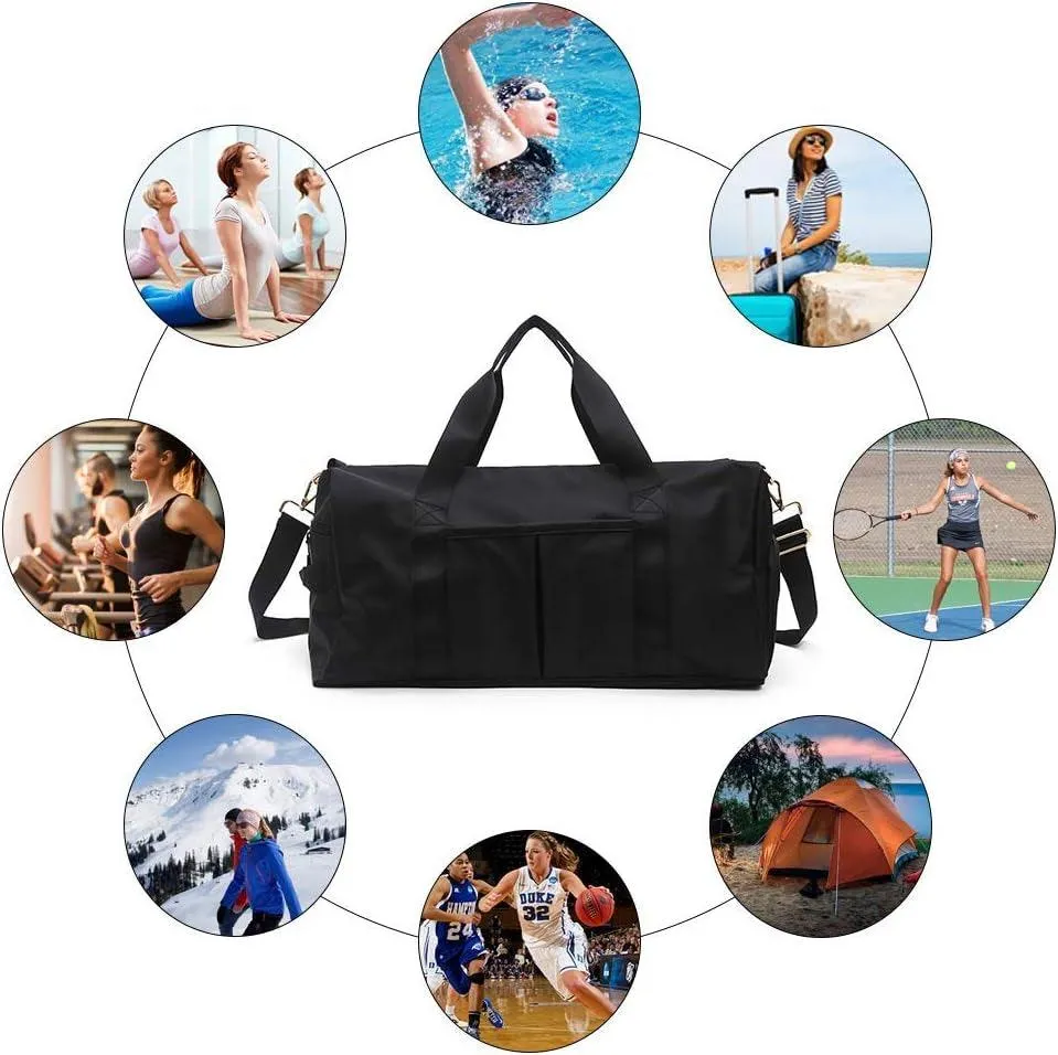 Gym Duffle Bag Dry Wet Separated, Sport Duffle Bag