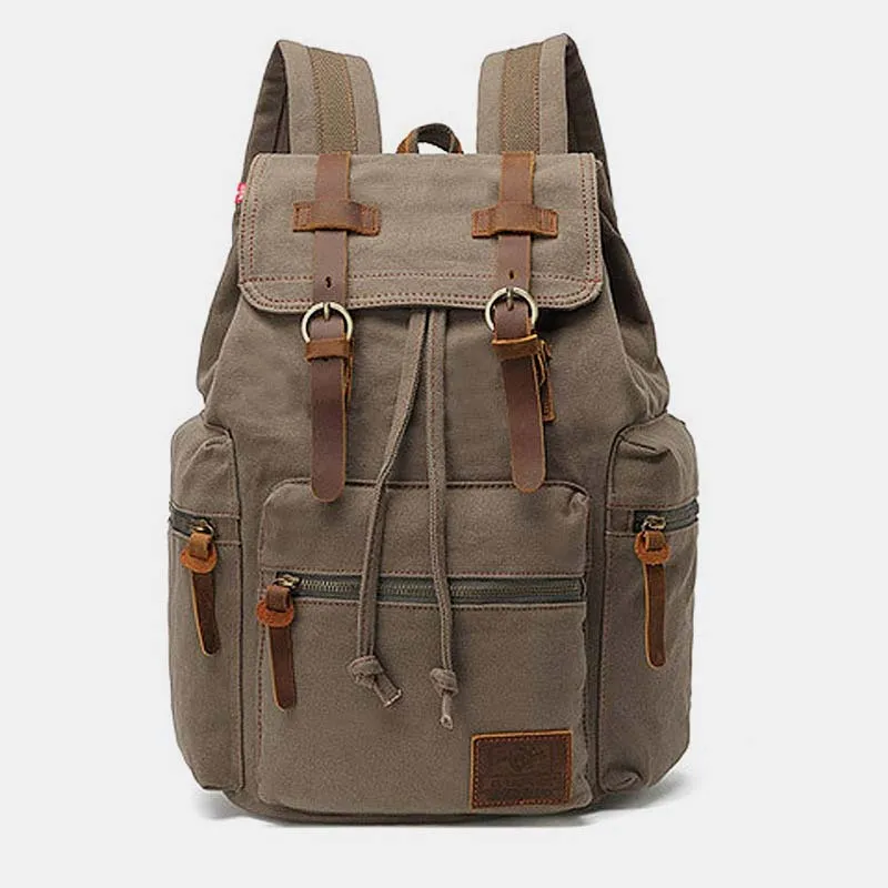 High Capacity Canvas Vintage Backpack