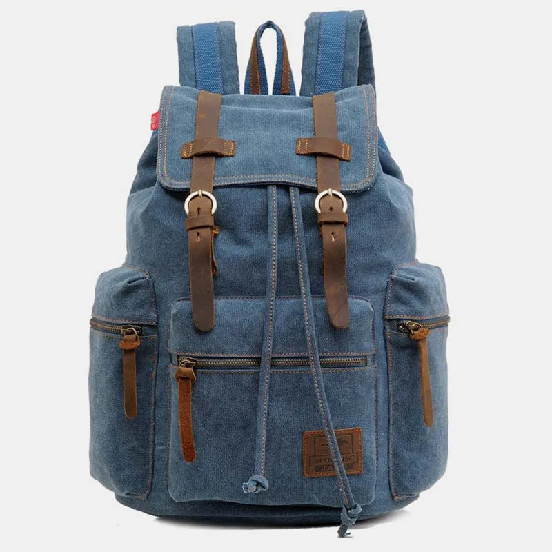 High Capacity Canvas Vintage Backpack