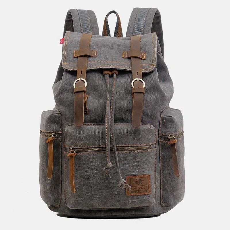 High Capacity Canvas Vintage Backpack