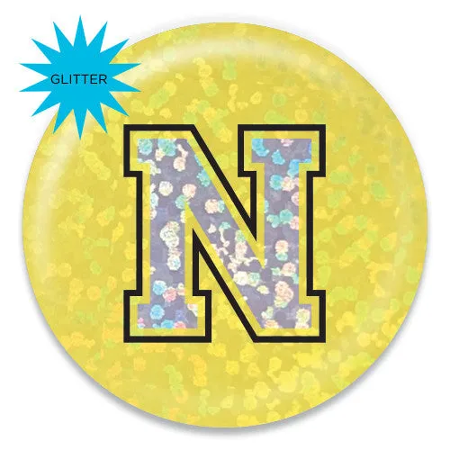 Initials Glitter