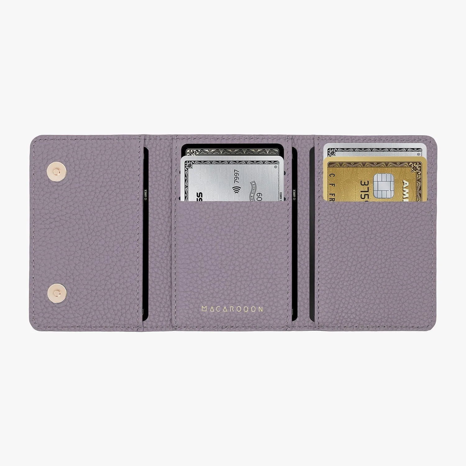 iPhone 14 Plus Leather Case with MagSafe Trifold Wallet Set
