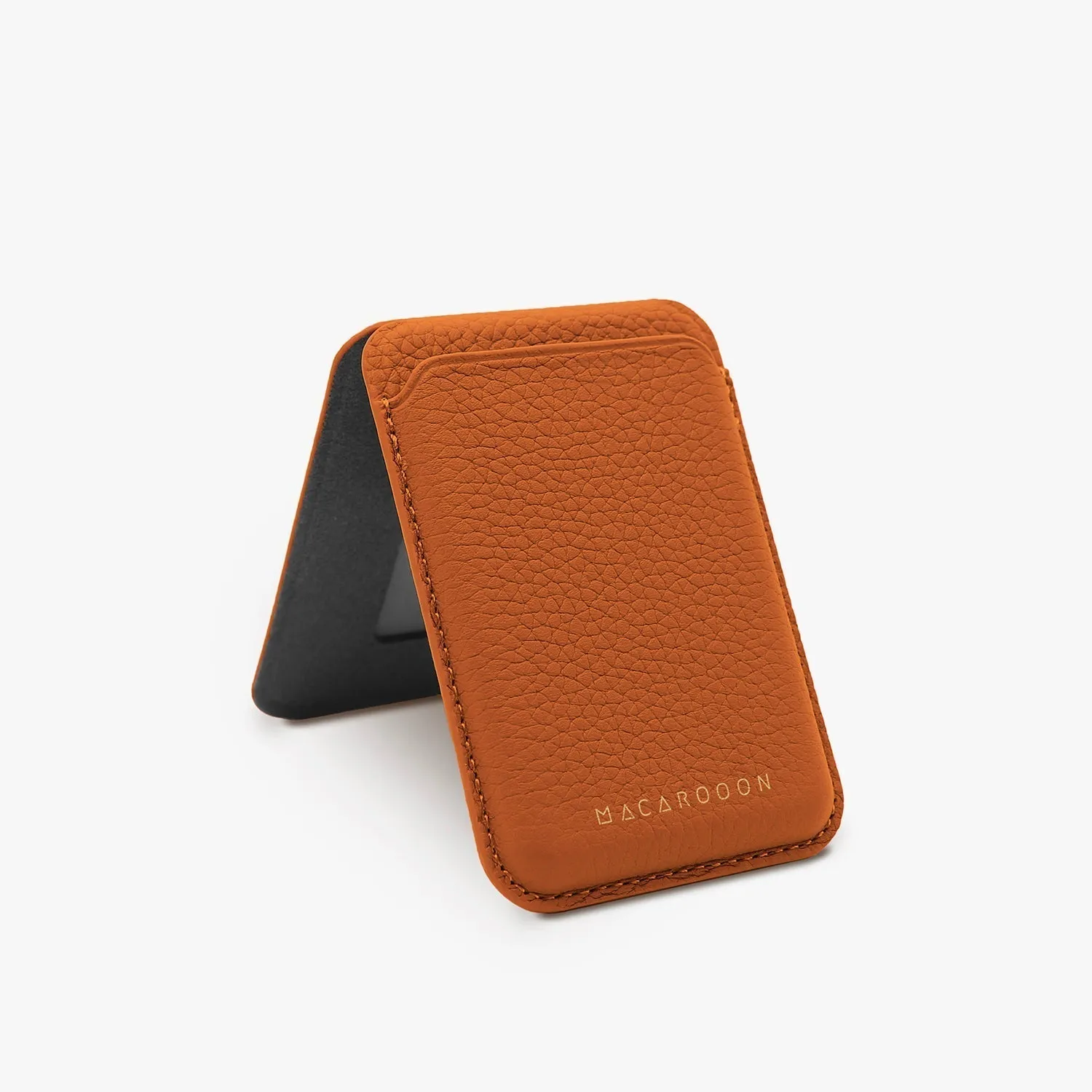 iPhone 15 HD Clear Case   Leather MagSafe Wallet with Stand