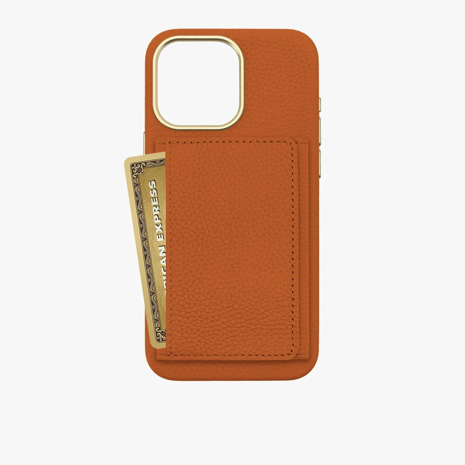 iPhone 15 Leather Case with MagSafe Trifold Wallet Set