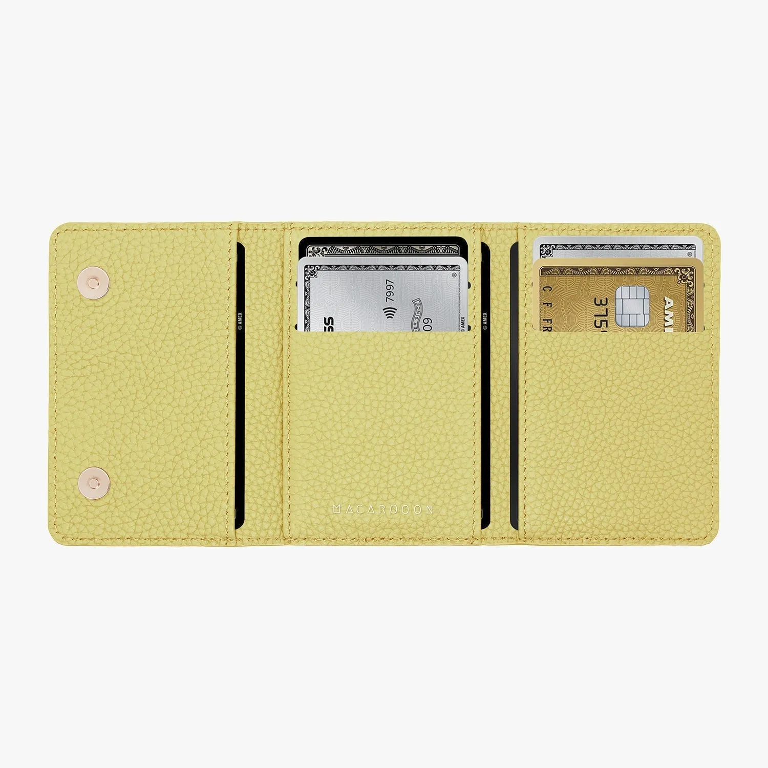 iPhone 15 Leather Case with MagSafe Trifold Wallet Set