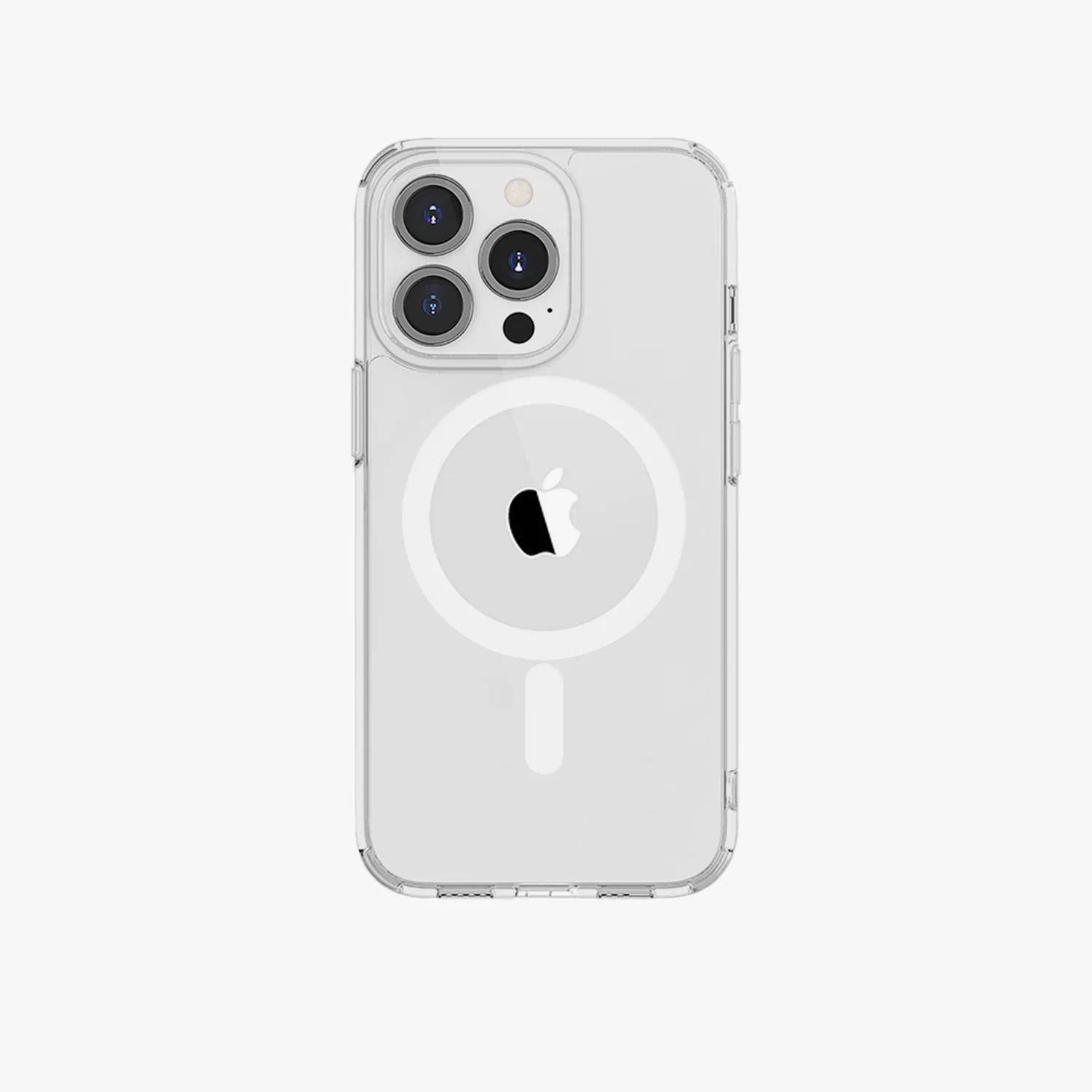 iPhone 16 Pro Max HD Clear Case with Leather MagSafe Wallet Set