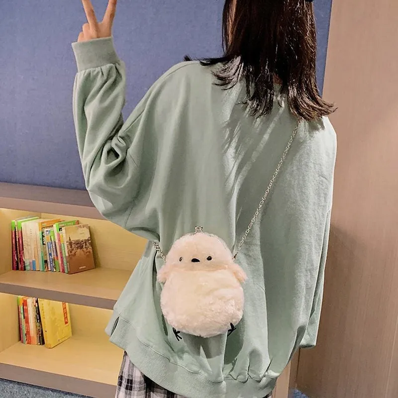 Kawaii Chick Plush Shoulder Bag