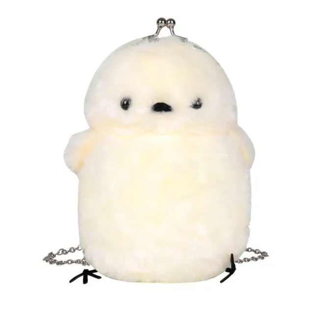 Kawaii Chick Plush Shoulder Bag