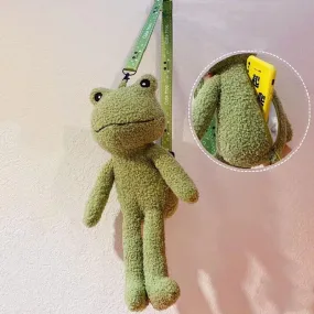 Kawaii Green Frog Shoulder Bag
