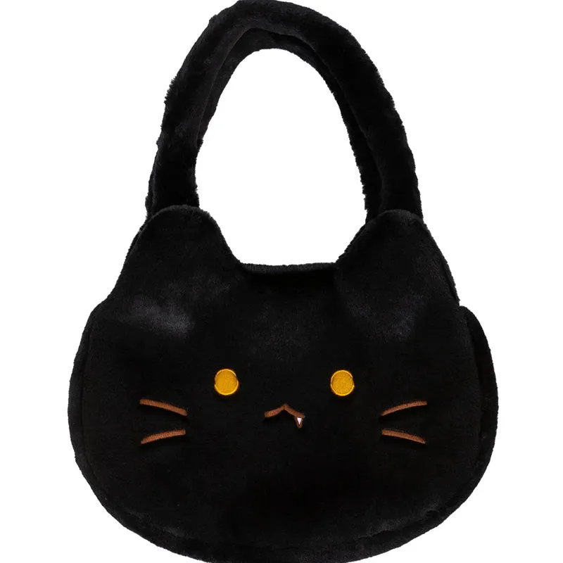 Kawaii Small Cat Plush Shoulder Bag