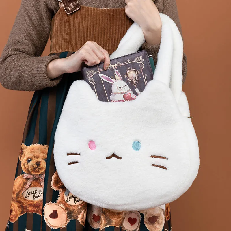 Kawaii Small Cat Plush Shoulder Bag