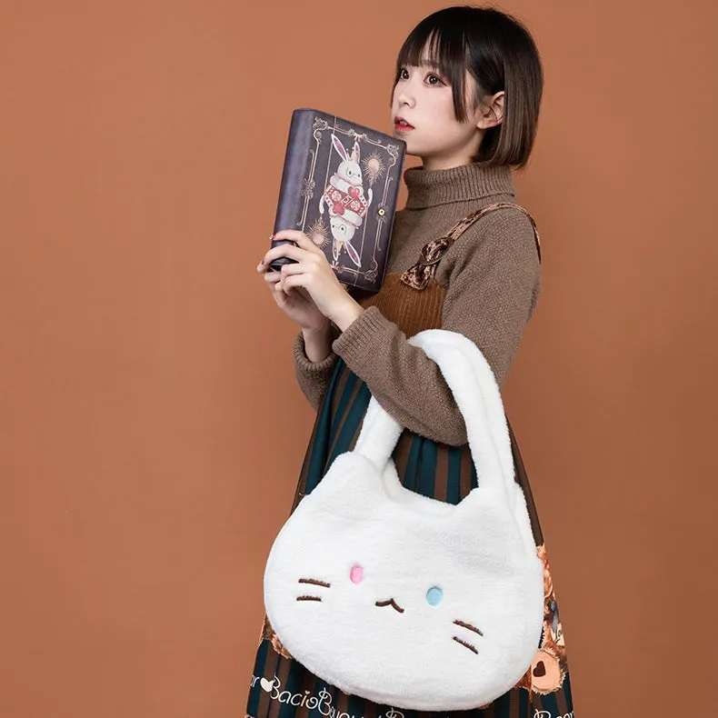 Kawaii Small Cat Plush Shoulder Bag