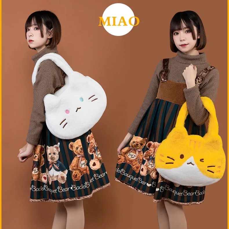 Kawaii Small Cat Plush Shoulder Bag