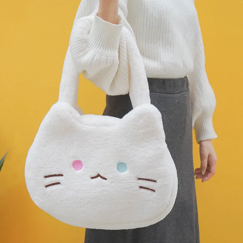 Kawaii Small Cat Plush Shoulder Bag