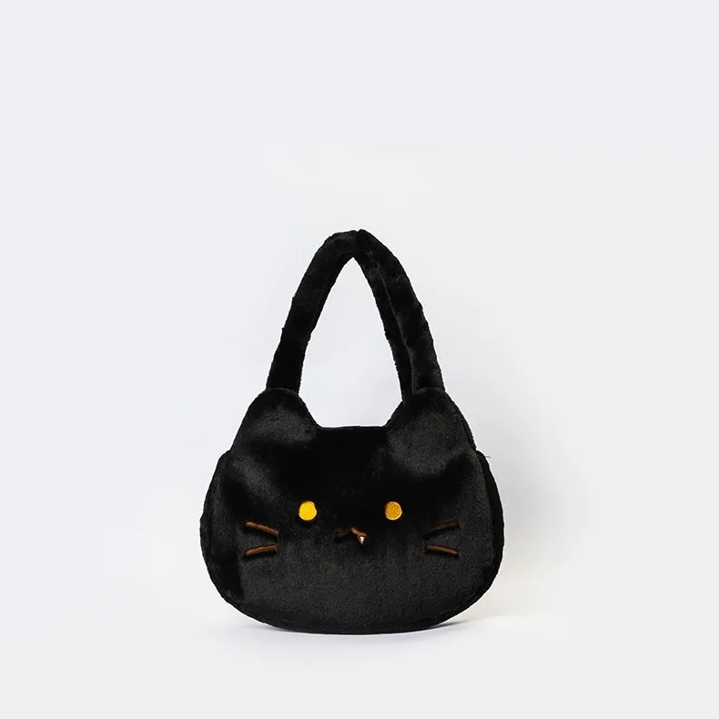 Kawaii Small Cat Plush Shoulder Bag