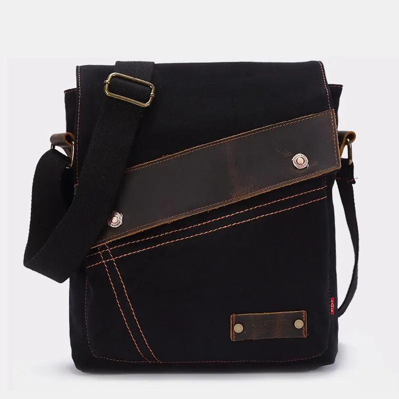 Large Capacity Retro Canvas Crossbody Bag