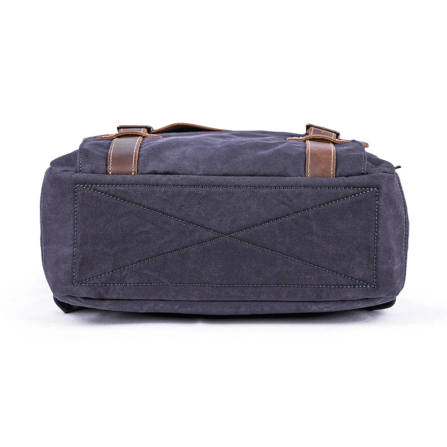 Leather Canvas Backpack #71102