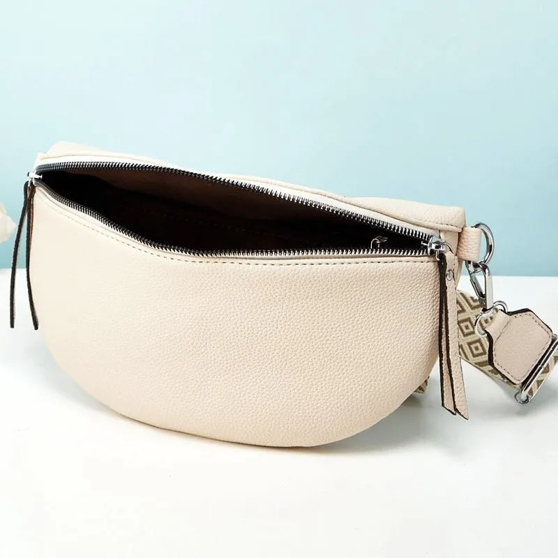 Litchi Embossed - Cross Body Bum Bag