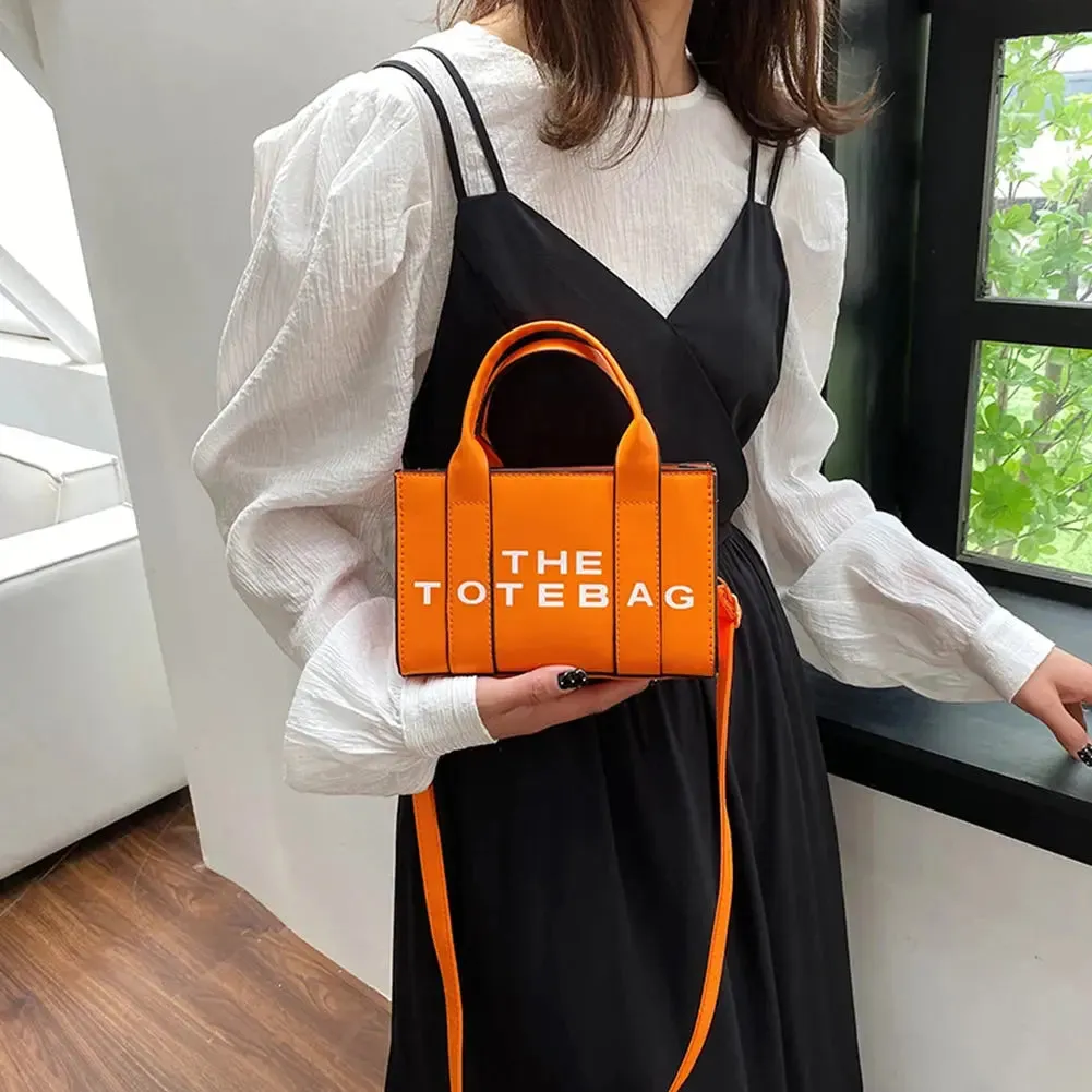 Luxury Designer Tote Bag for Women - Soft PU Shopper Handbag