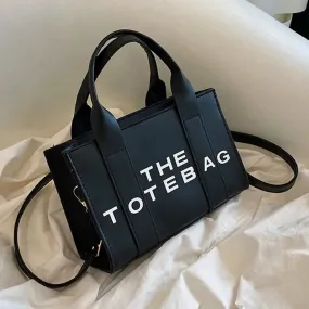 Luxury Designer Tote Bag for Women - Soft PU Shopper Handbag