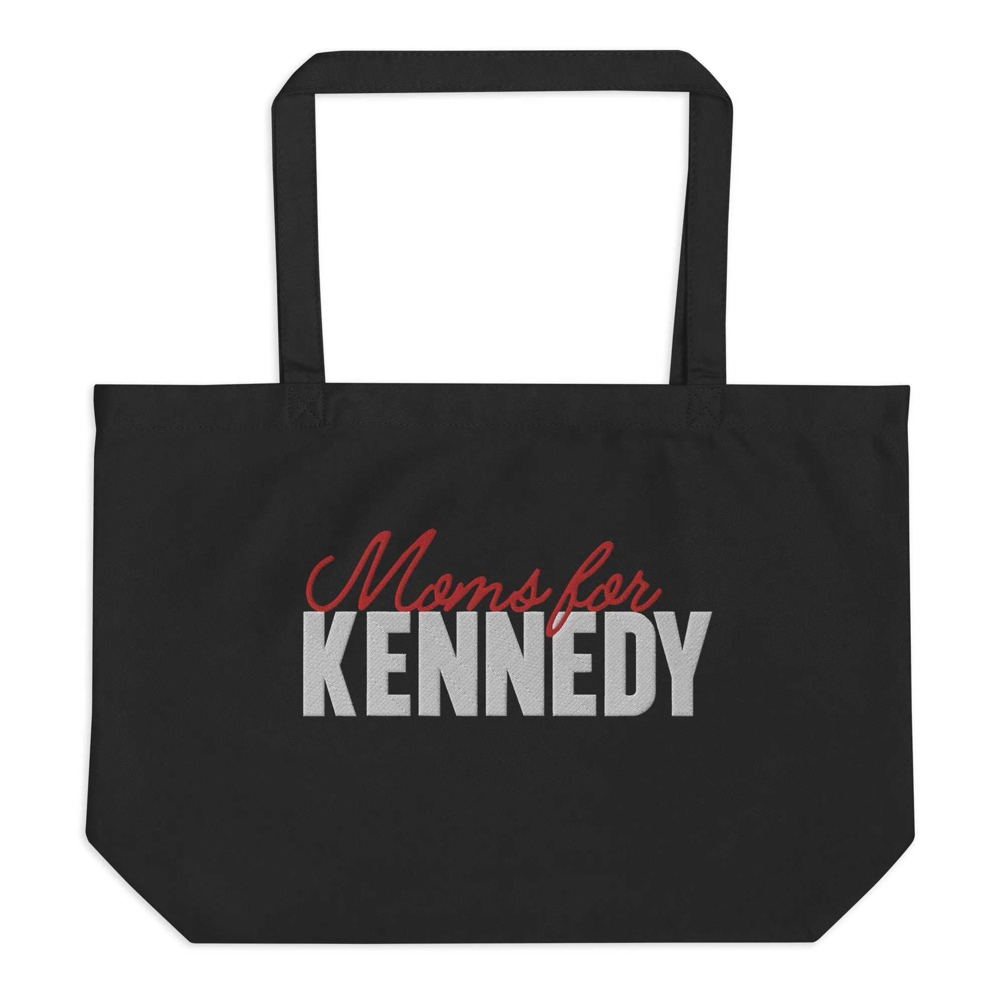 Moms for Kennedy Embroidered Large Organic Tote Bag