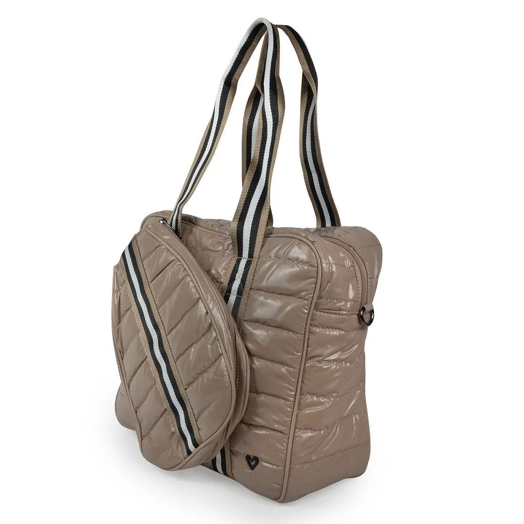 NEW: Pickleball Sport Bag - Tan  - a preneLOVE exclusive