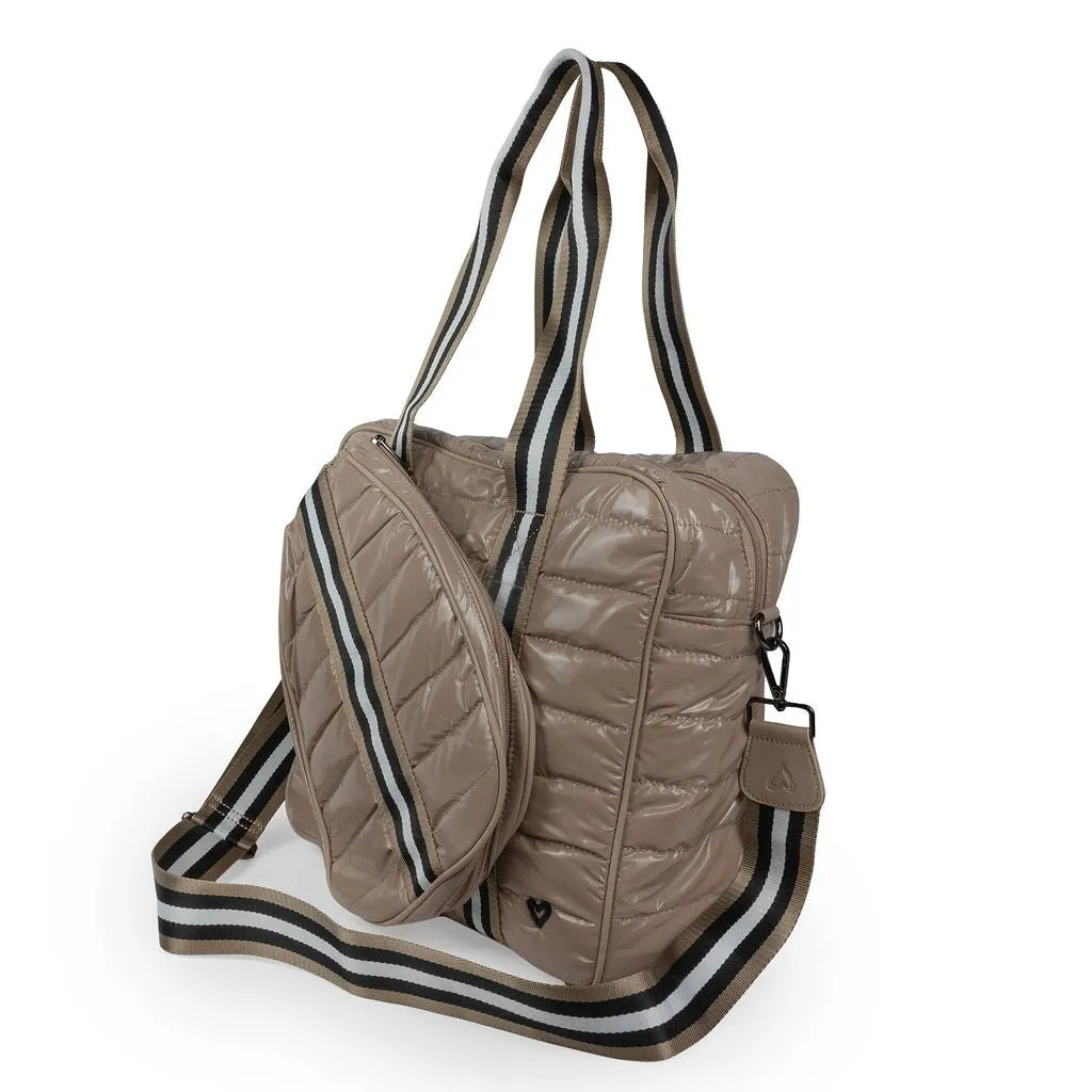 NEW: Pickleball Sport Bag - Tan  - a preneLOVE exclusive