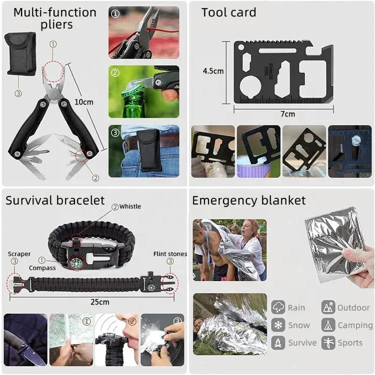 Outdoor survival equipment  Sports bags Other Camping & Hiking Gear first aid kit emergency survival kit survival set