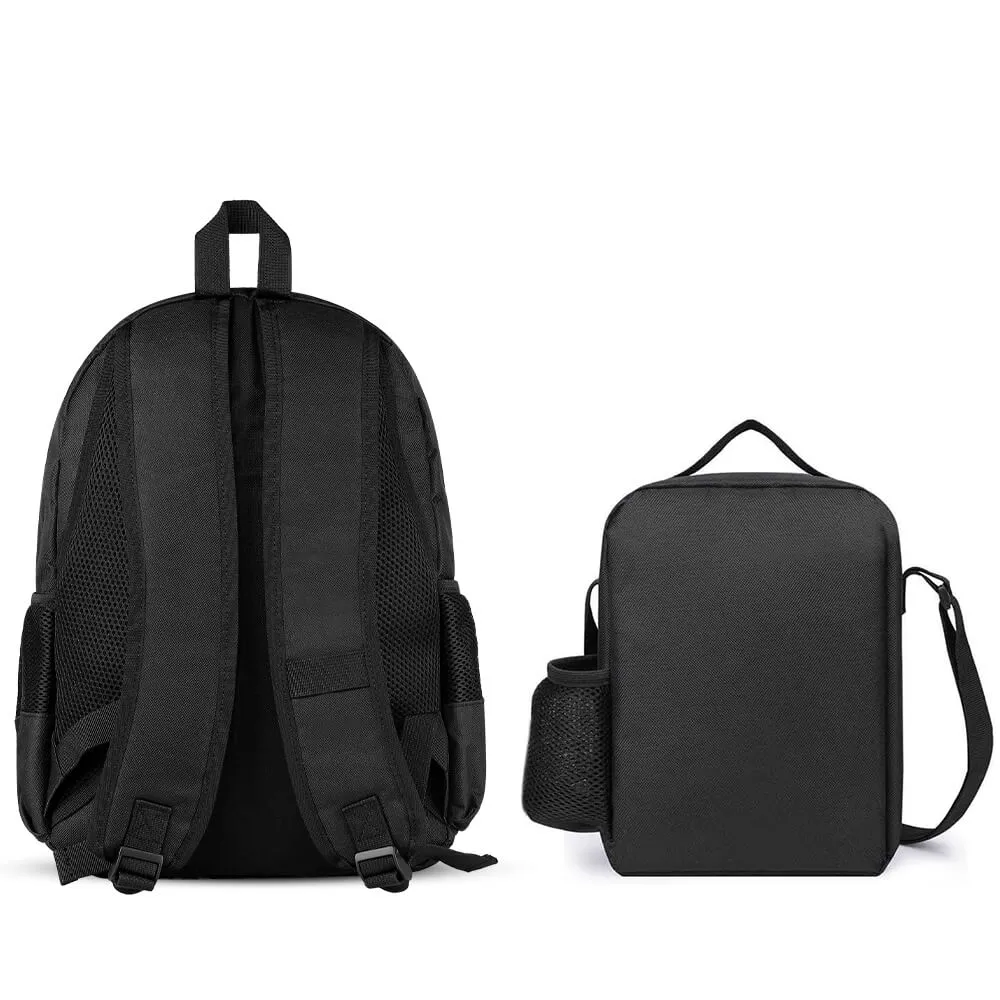 Personalized Design/Name Three Piece Set Combination Backpack Lunch Bag Pencil Bag