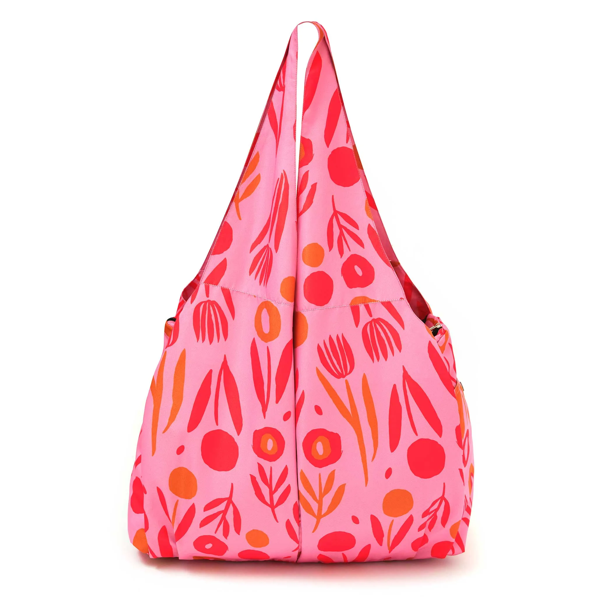 Poppy Tulip Power: Multi-Pocket, Statement Tote Bag
