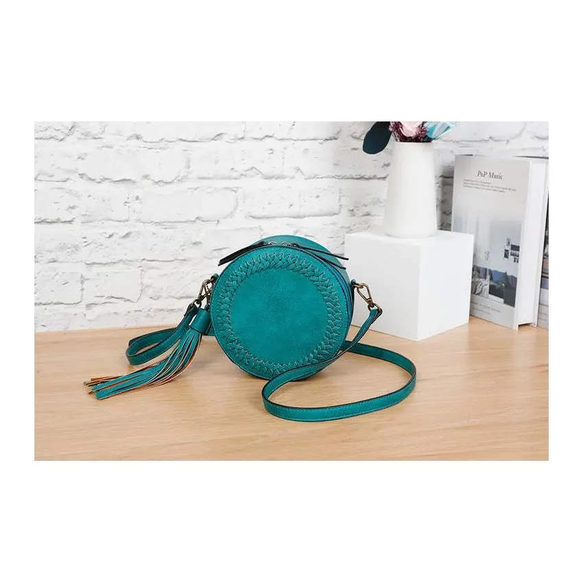 Round Crossbody Teal*