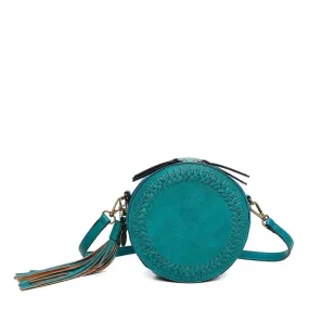 Round Crossbody Teal*