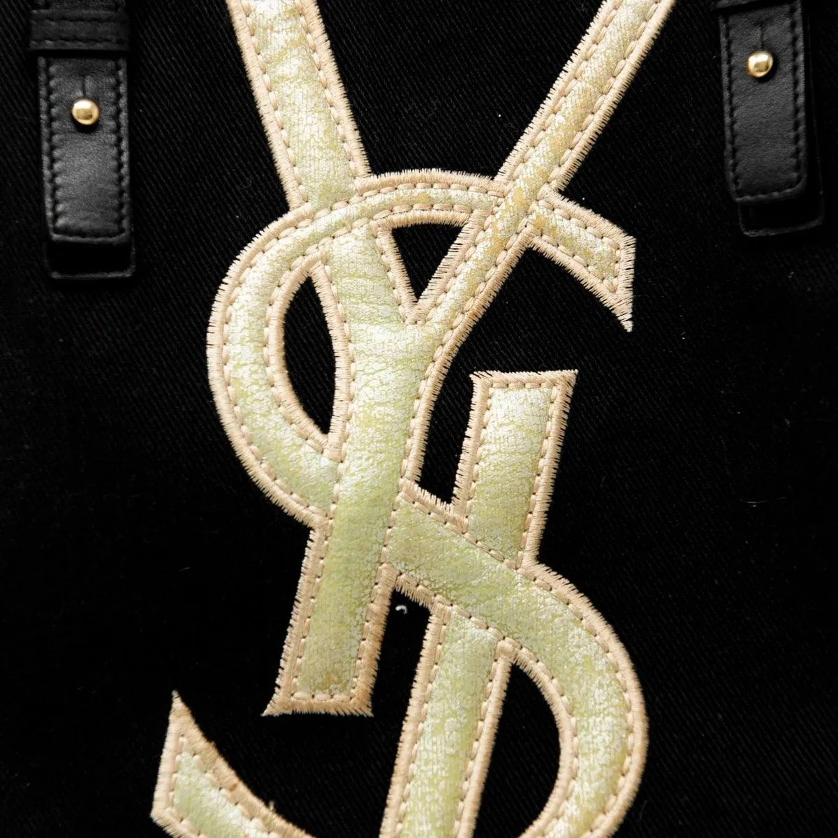 Saint Laurent Vintage Black Kahala Tote