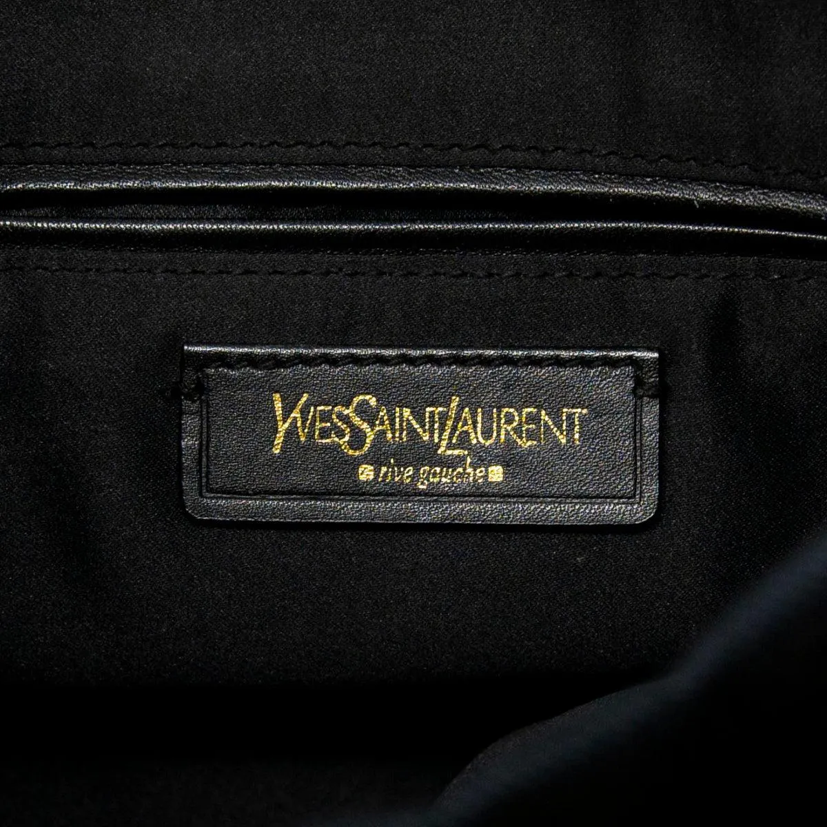 Saint Laurent Vintage Black Kahala Tote