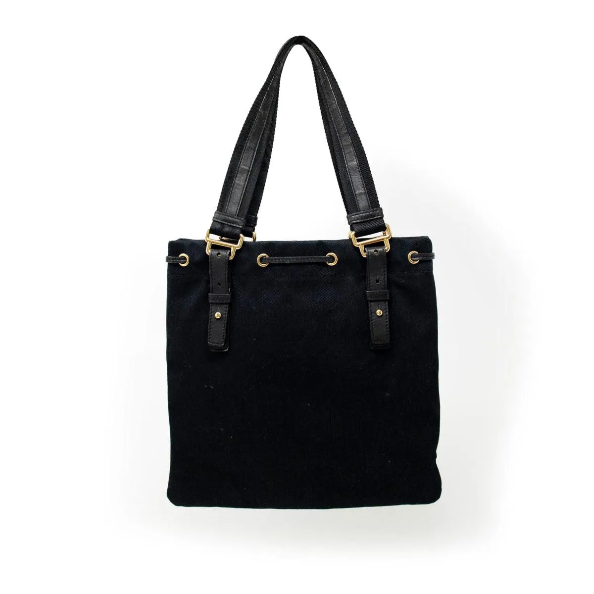 Saint Laurent Vintage Black Kahala Tote