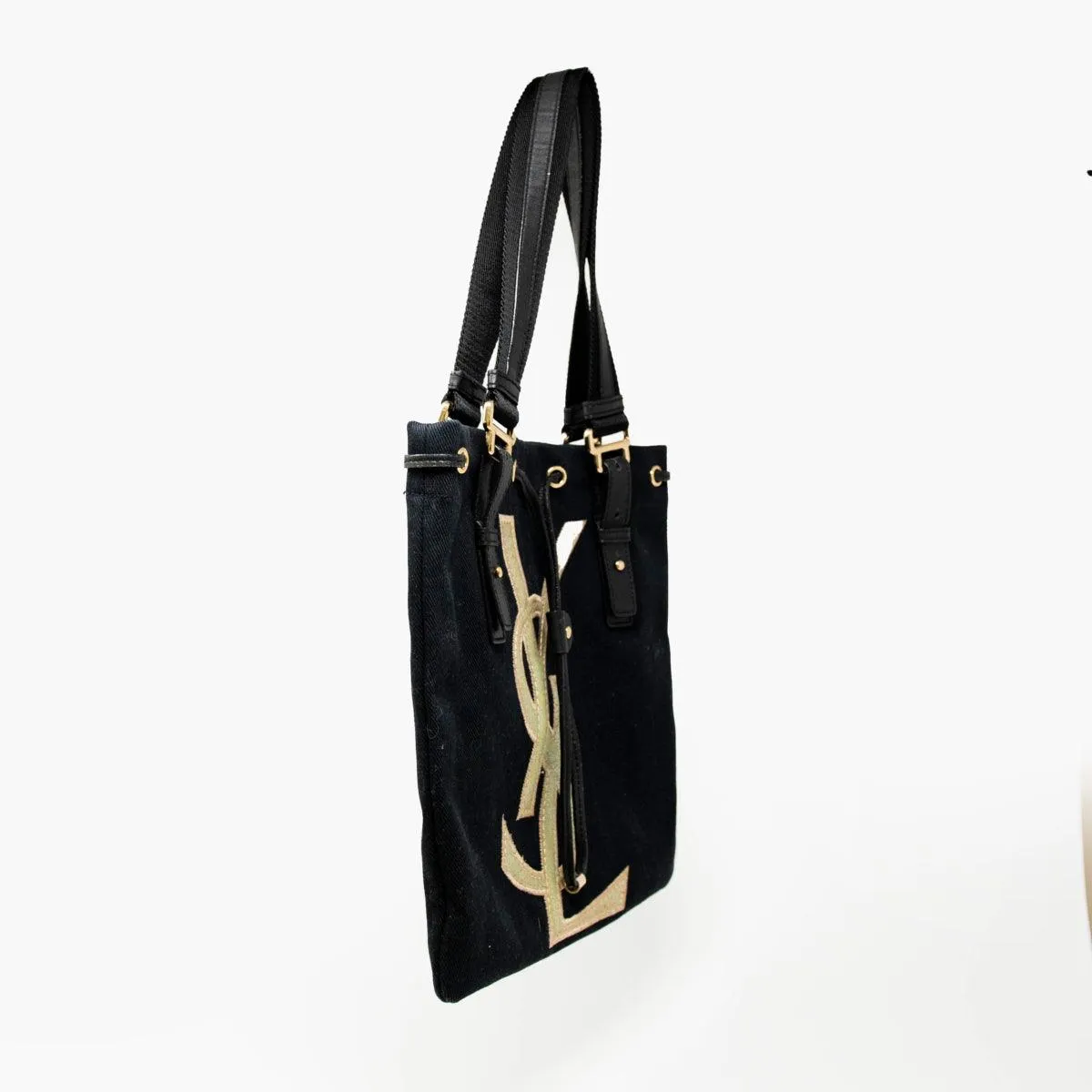 Saint Laurent Vintage Black Kahala Tote