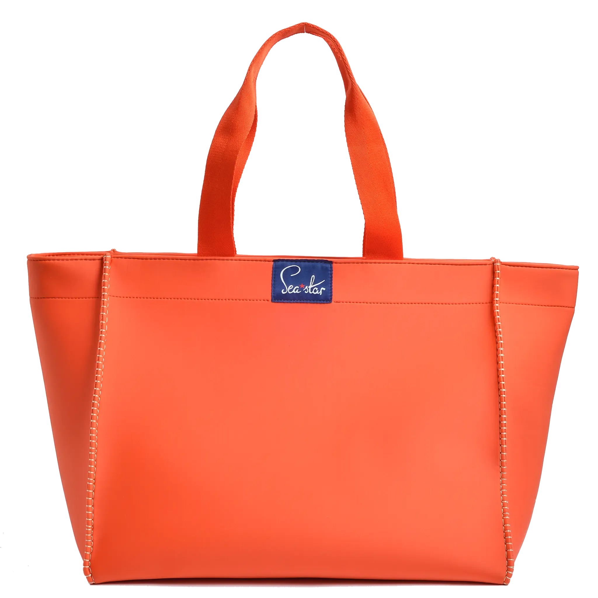 SEA STAR ORANGE - LARGE VOYAGER TOTE