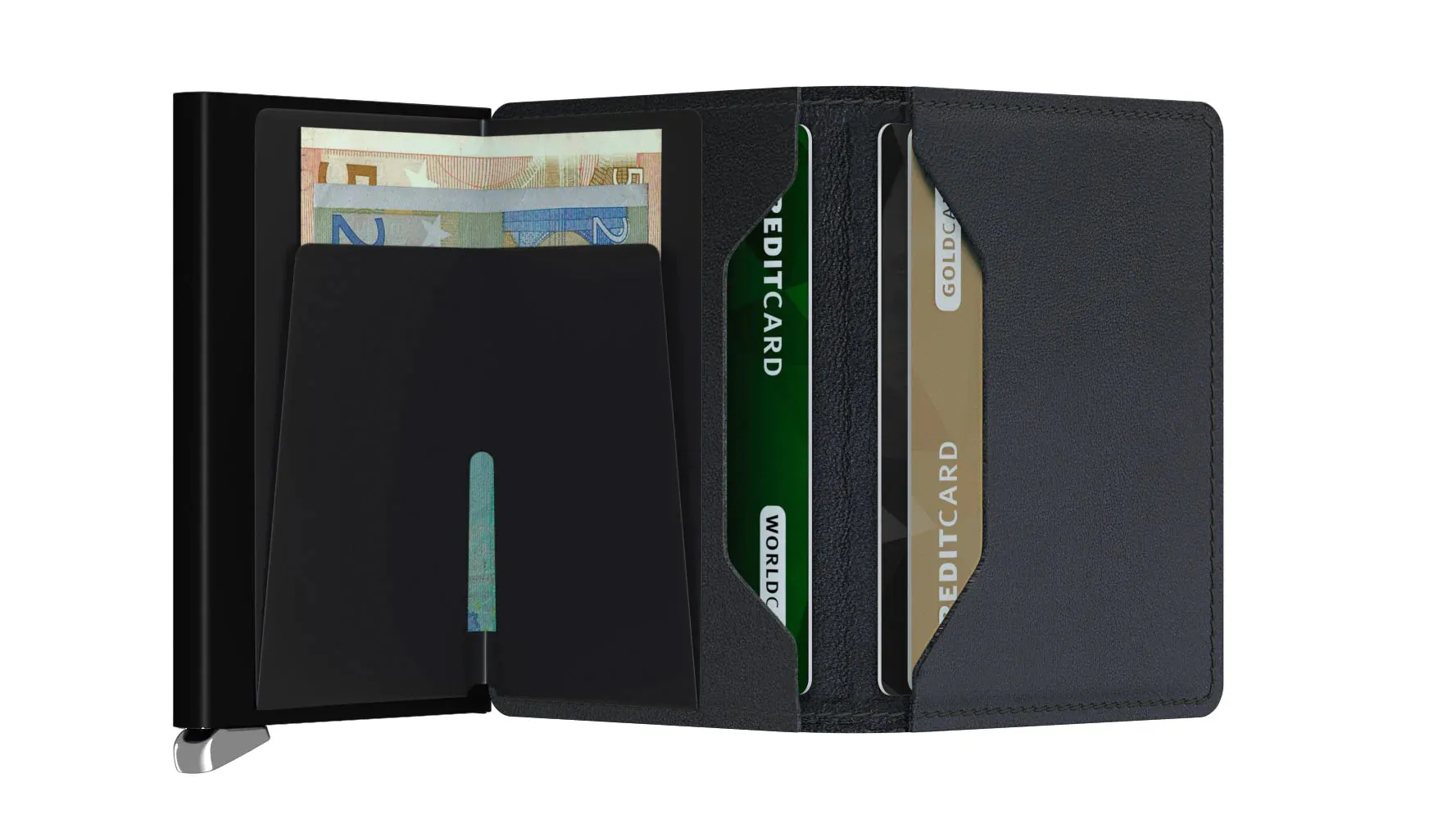 Secrid Premium Slimwallet Emboss Lines Black