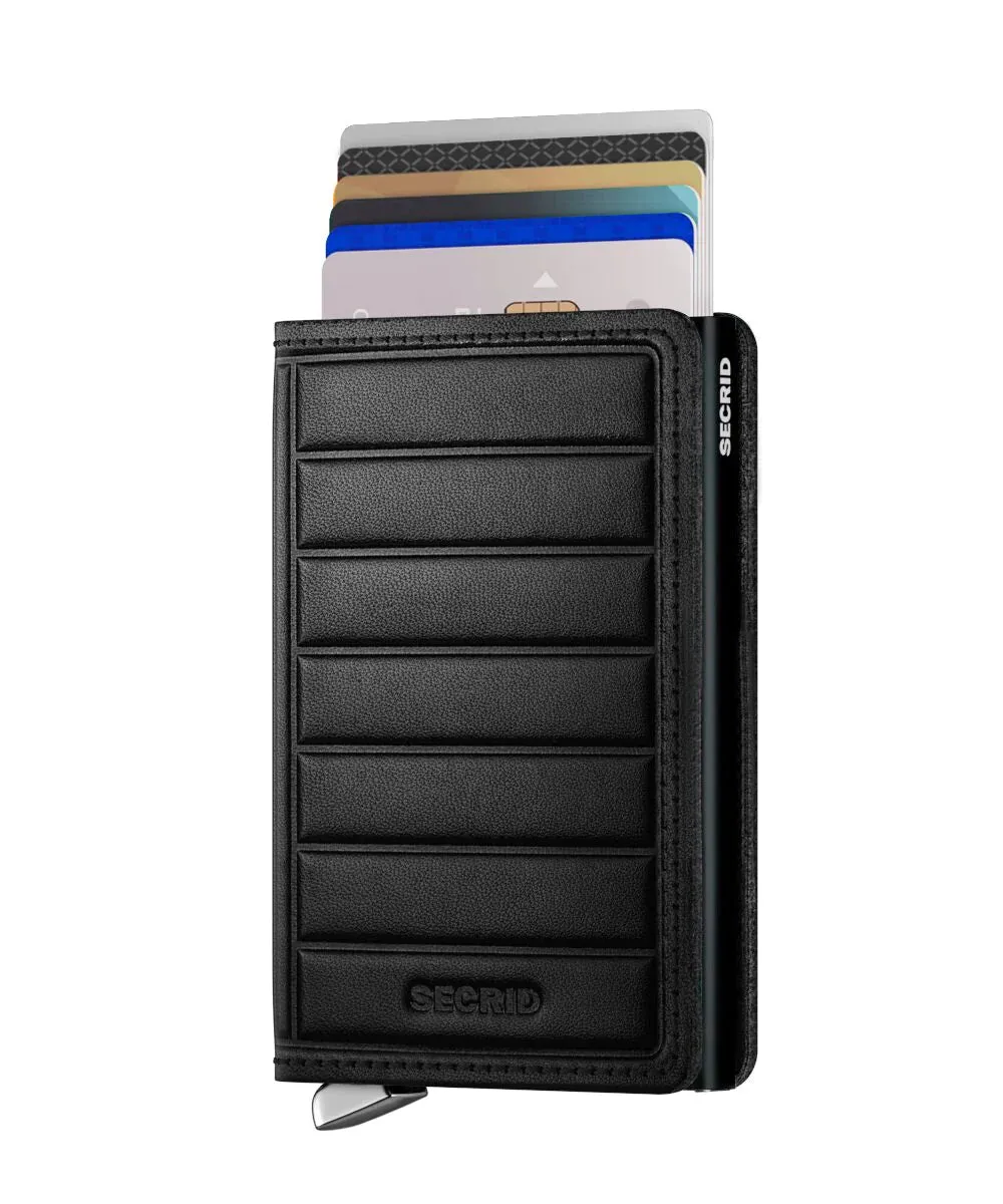 Secrid Premium Slimwallet Emboss Lines Black
