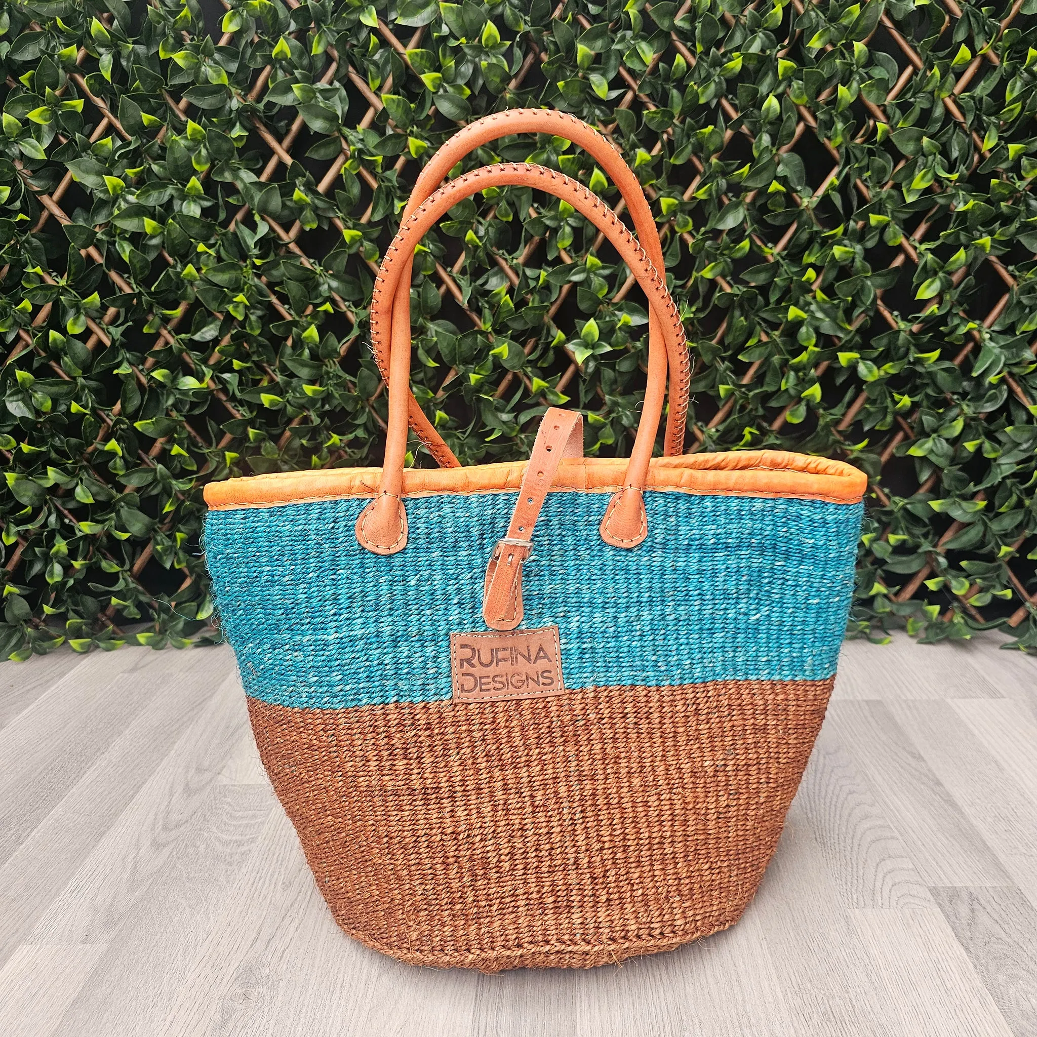 Sisal Tote Bag - Kiondo shopping bag - Aleela