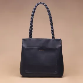 Tas Tote Wanita Silvertote Nathalie Navy