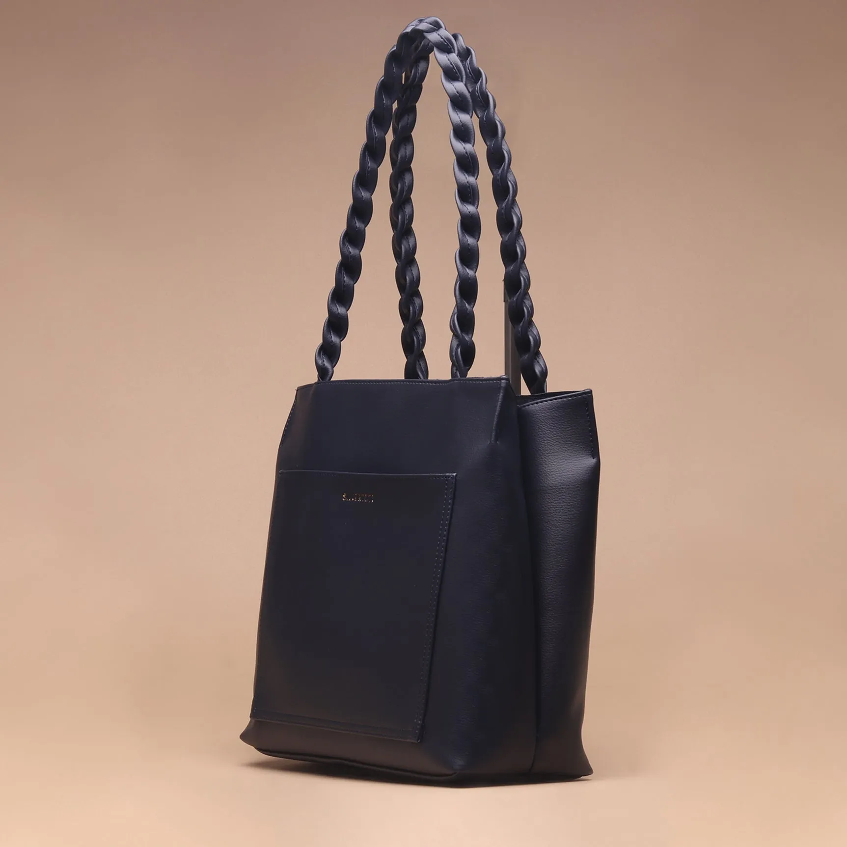 Tas Tote Wanita Silvertote Nathalie Navy