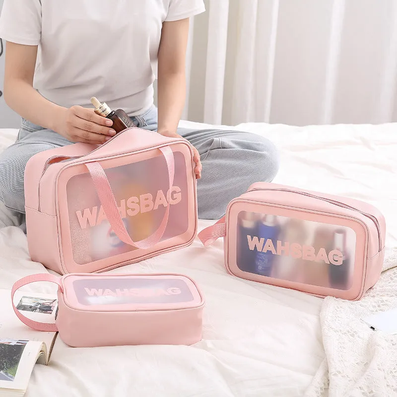 Transparent PVC Frosted Storage Bag, HG0122
