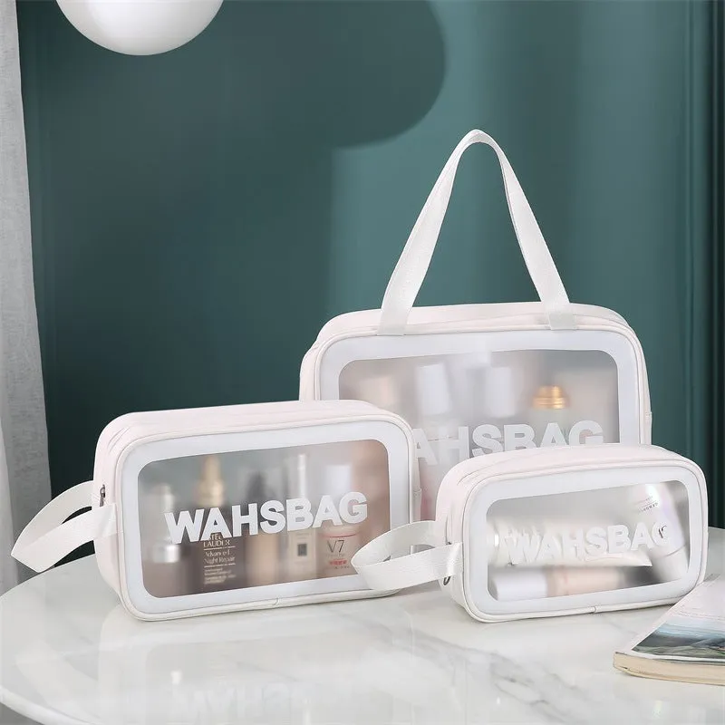 Transparent PVC Frosted Storage Bag, HG0122