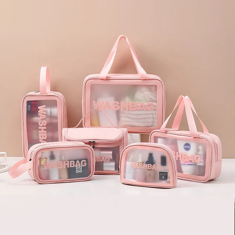 Transparent PVC Frosted Storage Bag, HG0122