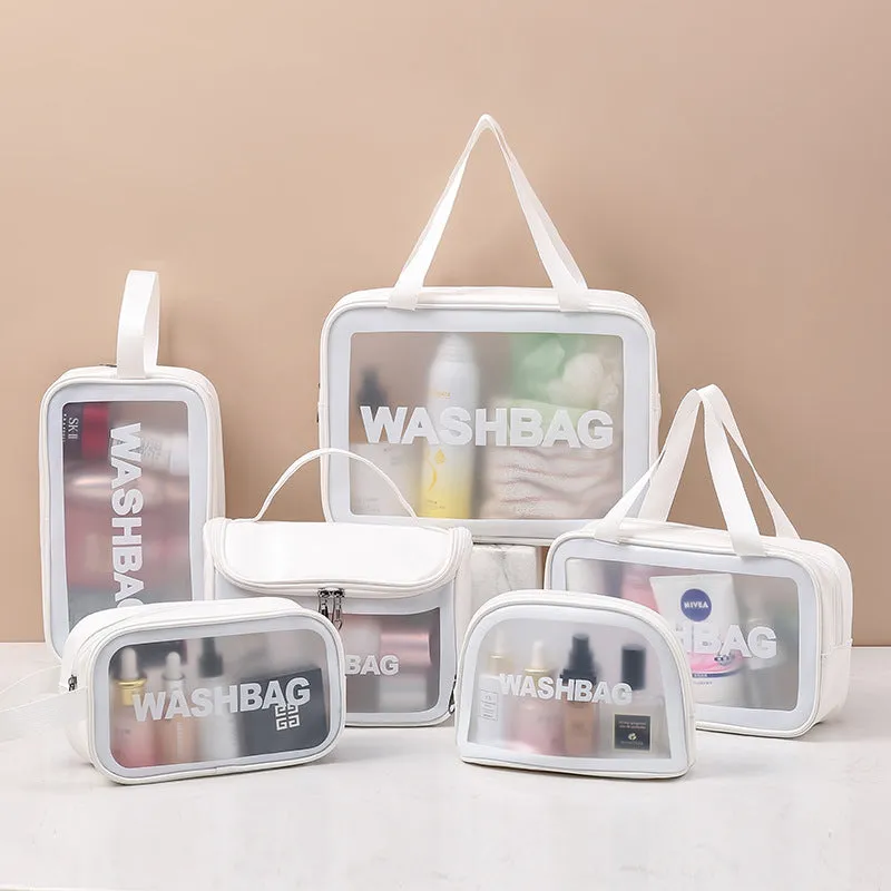 Transparent PVC Frosted Storage Bag, HG0122