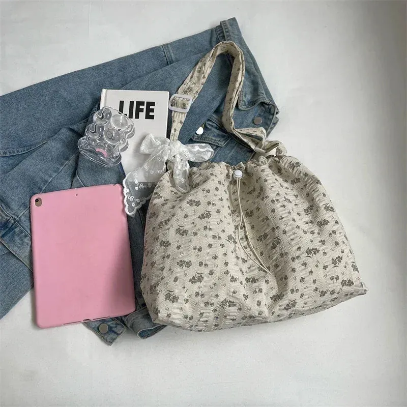 UAKISS  - High Quality Nylon Zipper Printed Fashionable Trend Large Capacity Commuting Shoulder Bag 2024 New Women's Handbag Tote Bag