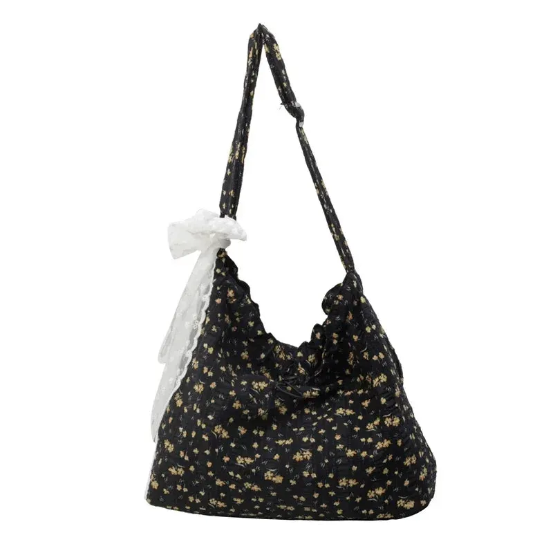 UAKISS  - High Quality Nylon Zipper Printed Fashionable Trend Large Capacity Commuting Shoulder Bag 2024 New Women's Handbag Tote Bag