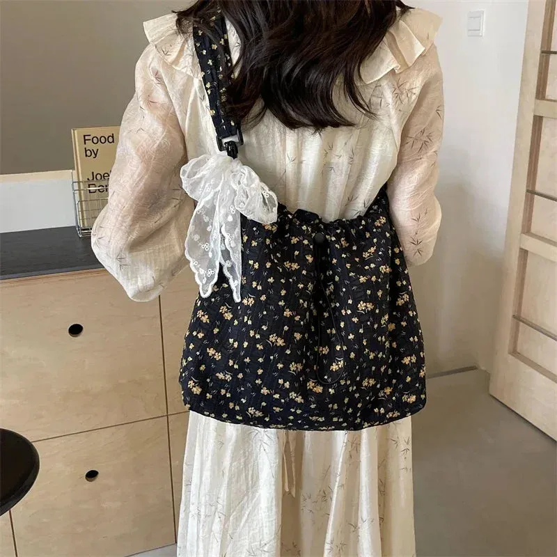 UAKISS  - High Quality Nylon Zipper Printed Fashionable Trend Large Capacity Commuting Shoulder Bag 2024 New Women's Handbag Tote Bag