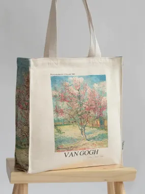 Van Gogh Pink Peach Tree - Tote Bag